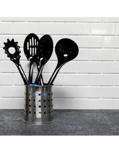 Espátula de Nylon Chef Craft 29.2 cm Azul/Negro Resistente