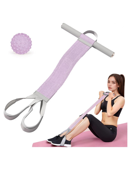 Banda de Resistencia FLLPO con Pedal y Mango Antideslizante 150 lbs