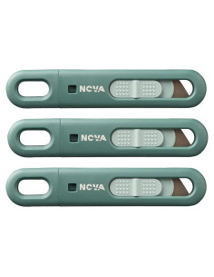 Cuchillo de Seguridad Desechable Nova 3 Paquete - Corte Fijo Ambidextro
