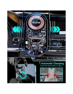 Soporte Cargador Inalámbrico para Automóvil Utos G2 15W 2