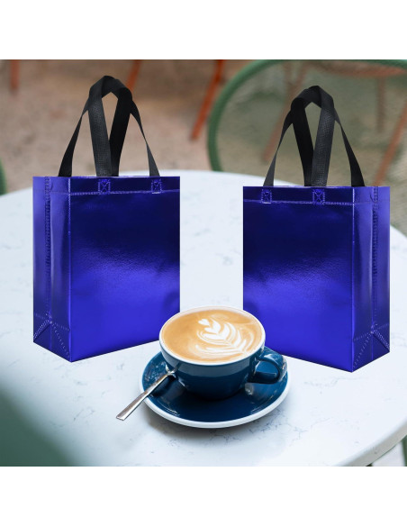 18 Bolsas de Regalo Pequeñas Brillantes Azules Cabzymx 20x10x25cm 18 Bolsas de Regalo Pequeñas Brillantes Azules Cabzymx 20x10x25cm