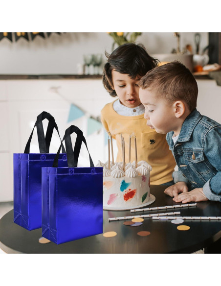 18 Bolsas de Regalo Pequeñas Brillantes Azules Cabzymx 20x10x25cm 18 Bolsas de Regalo Pequeñas Brillantes Azules Cabzymx 20x10x25cm