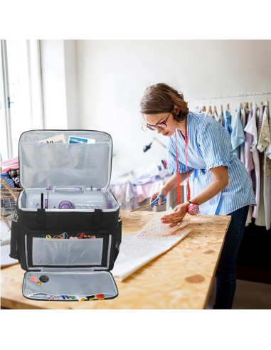 Funda de Transporte para Máquina de Coser Haroranax - Negra