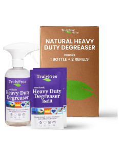 Desengrasante Truly Free 473 ml + 2 Recargas 118 ml - Sin Tóxicos