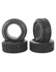 Neumáticos de Caucho 1/10 LAFEINA 68mm para Coche RC Rally