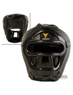 ProForce Thunder Vinilo Cabeza Guardar con Escudo Facial - Negro - Pequeño/Mediano