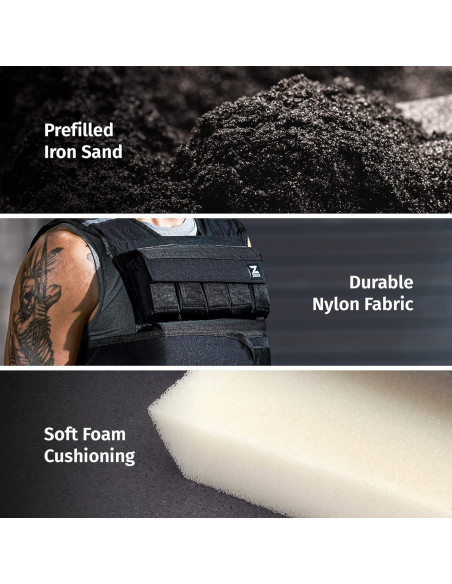 Chaleco con Pesas Ajustables ZELUS 9kg para Entrenamiento