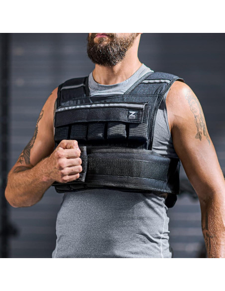 Chaleco con Pesas Ajustables ZELUS 9kg para Entrenamiento