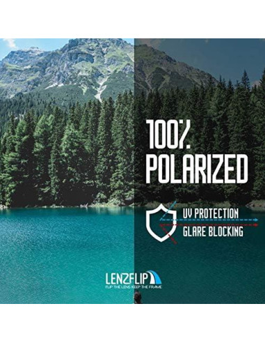 Lentes de Reemplazo Polarizados LenzFlip para Oakley Flak Jacket