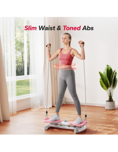 Máquina Twister de Cintura MERACH Rosa, 136 kg, Silenciosa 2