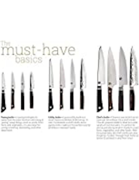 Conjunto de Cuchillos de Cocina Shun Kanso 3 Piezas Acero Inoxidable Conjunto de Cuchillos de Cocina Shun Kanso 3 Piezas Acero Inoxidable