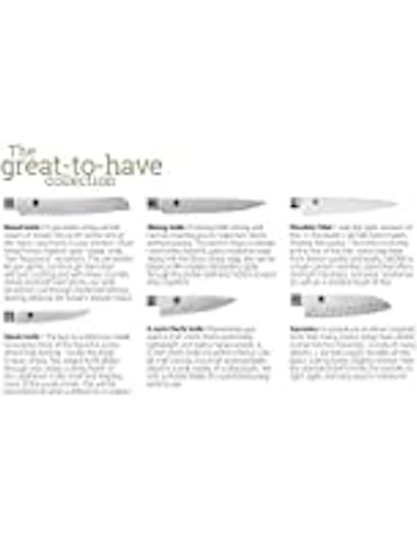 Conjunto de Cuchillos de Cocina Shun Kanso 3 Piezas Acero Inoxidable