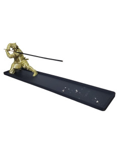 Soporte de Incienso Samurai Bronce 30.48x15.24cm Decorativo