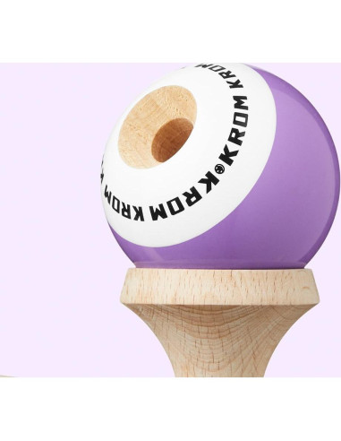 Kendama KROM POP LOL Lavanda - Juguete de Madera Premium