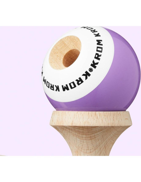 Kendama KROM POP LOL Lavanda - Juguete de Madera Premium