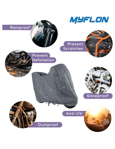 Cubierta de Motocicleta MIFLON Impermeable Universal Mediana