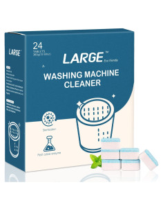 Tabletas Limpiadoras de Lavadora LEIZA - 24 Tabletas Ecológicas