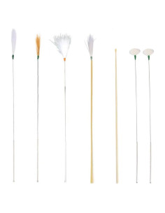 Set de 7 Cucharas de Bambú para Limpiar Oídos Adultos y Niños