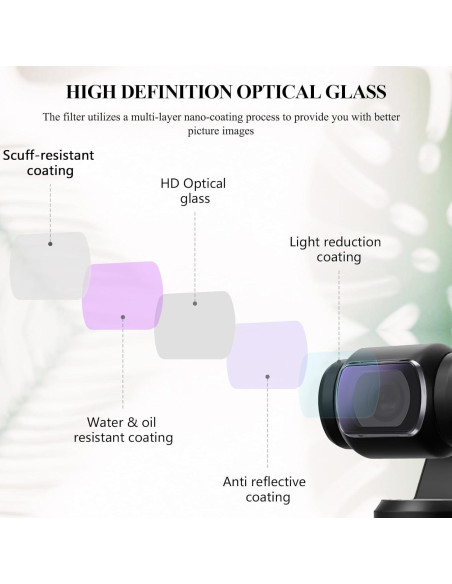 Juego de Filtros ND Black Mist para DJI Osmo Pocket 3 - 4 Pack