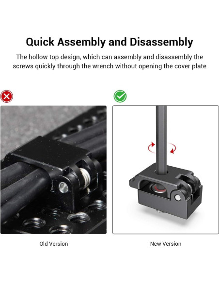 Abrazadera de Cable de Resorte PequeñoRig MD2418 - 2 Pcs