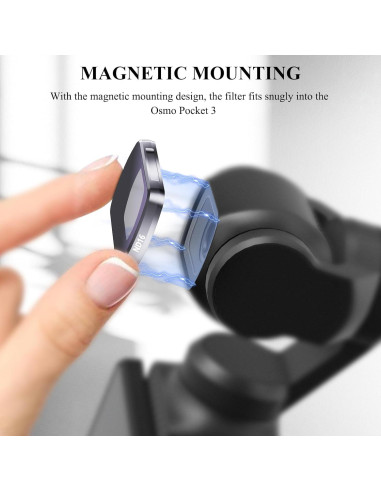 Juego de Filtros ND Black Mist para DJI Osmo Pocket 3 - 4 Pack
