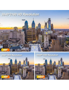 Cámara de Seguridad 4 en 1 Real HD Dome 8MP IR 20m 2