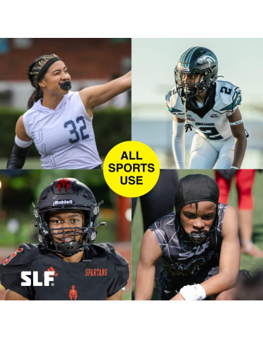 Protector Bucal Deportivo SLEEFS Juvenil Crosses Chroma Black