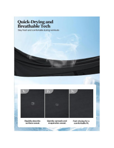 Máscara Balaclava Aicall Secado Rápido UV Unisex Negro 2