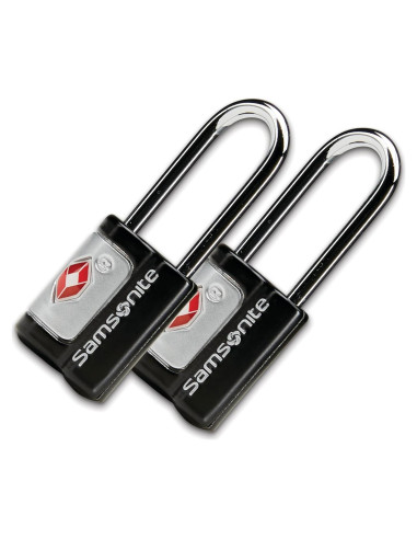 Cerradura de Viaje Samsonite 2 Pack Aprobada por TSA Negra
