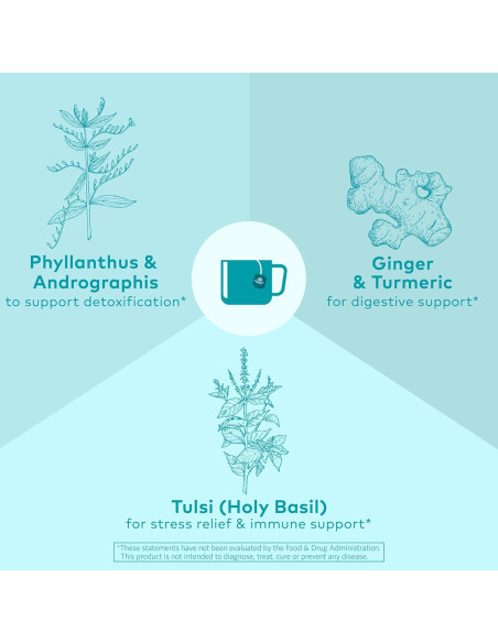 Té Herbal Tulsi Orgánico 18 Bolsitas - Albahaca Sagrada