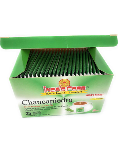 Té Chanca Piedra Hierbas Inca - 25 Bolsitas 34.84g Peruano