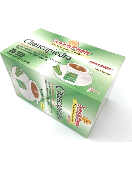 Té Chanca Piedra Hierbas Inca - 25 Bolsitas 34.84g Peruano