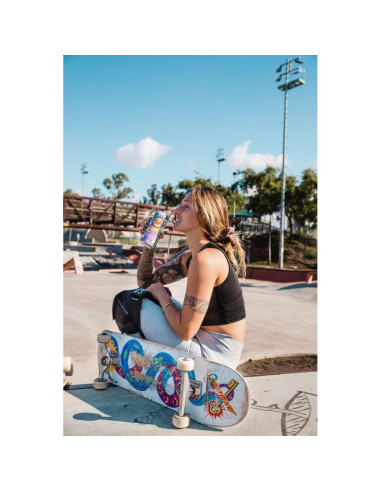 Babe Bebida Energética de Yerba Mate Orgánica 150mg Cafeína - Fruta de la Pasión, Naranja y Guayaba (12 x 473ml)