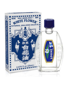 Bálsamo Analgésico Externo Flor Blanca 20ml - Importado EE.UU.