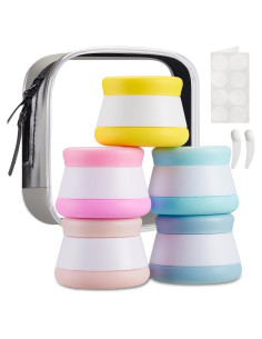 Contenedores de Viaje INSFIT 20ml 5pcs Silicona A prueba de Fugas