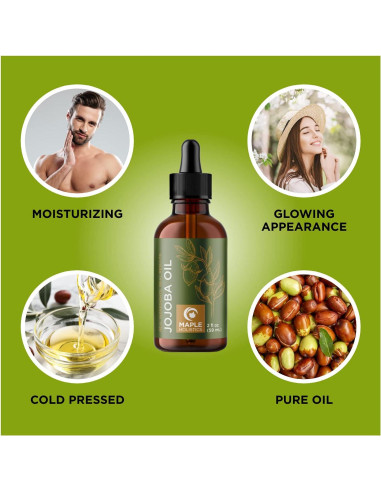 Juego de Aceite Esencial de Romero y Jojoba Maple Holistics