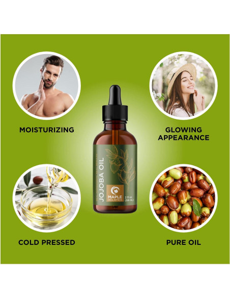 Juego de Aceite Esencial de Romero y Jojoba Maple Holistics