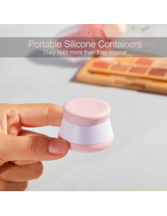 Contenedores de Viaje INSFIT 20ml 5pcs Silicona A prueba de Fugas 2