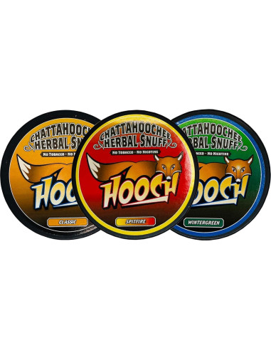 Variedad Hooch Herbal Snuff 3 Latas Corte Grueso + Funda