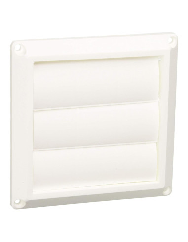 Ventilación de Plástico Blanco Lambro 1475W 10 cm con Persiana