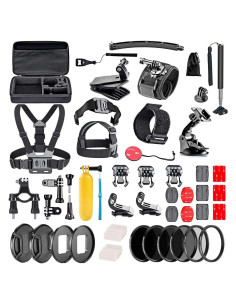 Kit de Accesorios para Cámara de Acción Navitech 60 en 1