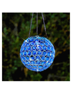 Linterna Solar Colgante SUNNYPARK Azul 19.05 cm LED Cambiante