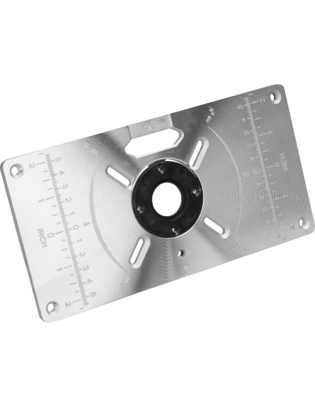 Placa de Inserción para Mesa de Router YIWENG Aluminio 24x17cm