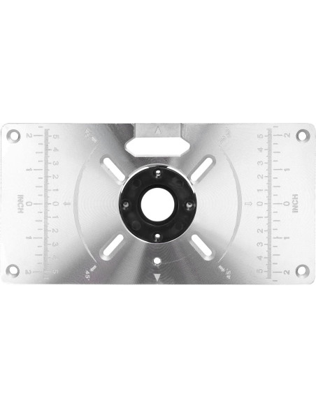 Placa de Inserción para Mesa de Router YIWENG Aluminio 24x17cm