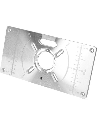 Placa de Inserción para Mesa de Router YIWENG Aluminio 24x17cm
