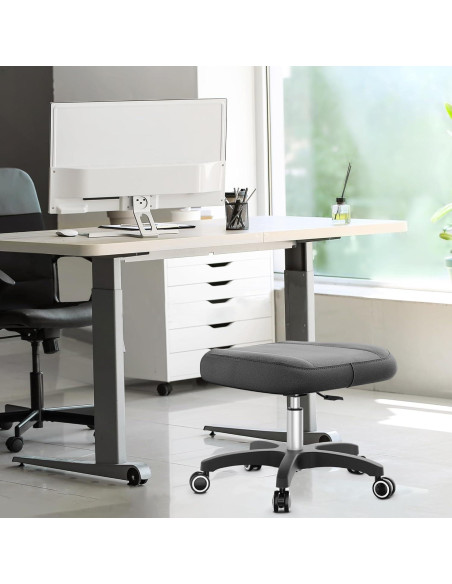 Taburete de Reposapiés Ajustable TASALON con Ruedas 41.91-54.04 cm Taburete de Reposapiés Ajustable TASALON con Ruedas 41.91-54.04 cm