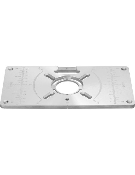 Placa de Inserción para Mesa de Router YIWENG Aluminio 24x17cm