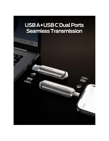 SSD Externo MOVE SPEED NT10 2TB USB 3.2 Doble Puerto