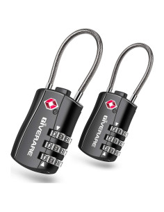 Candados de Equipaje GIVERARE TSA 2 Pcs Combinación 3 Dígitos