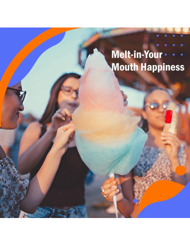 Azúcar de Algodón Eco Craft Stix - Paquete 2 Sabores 1.47 kg